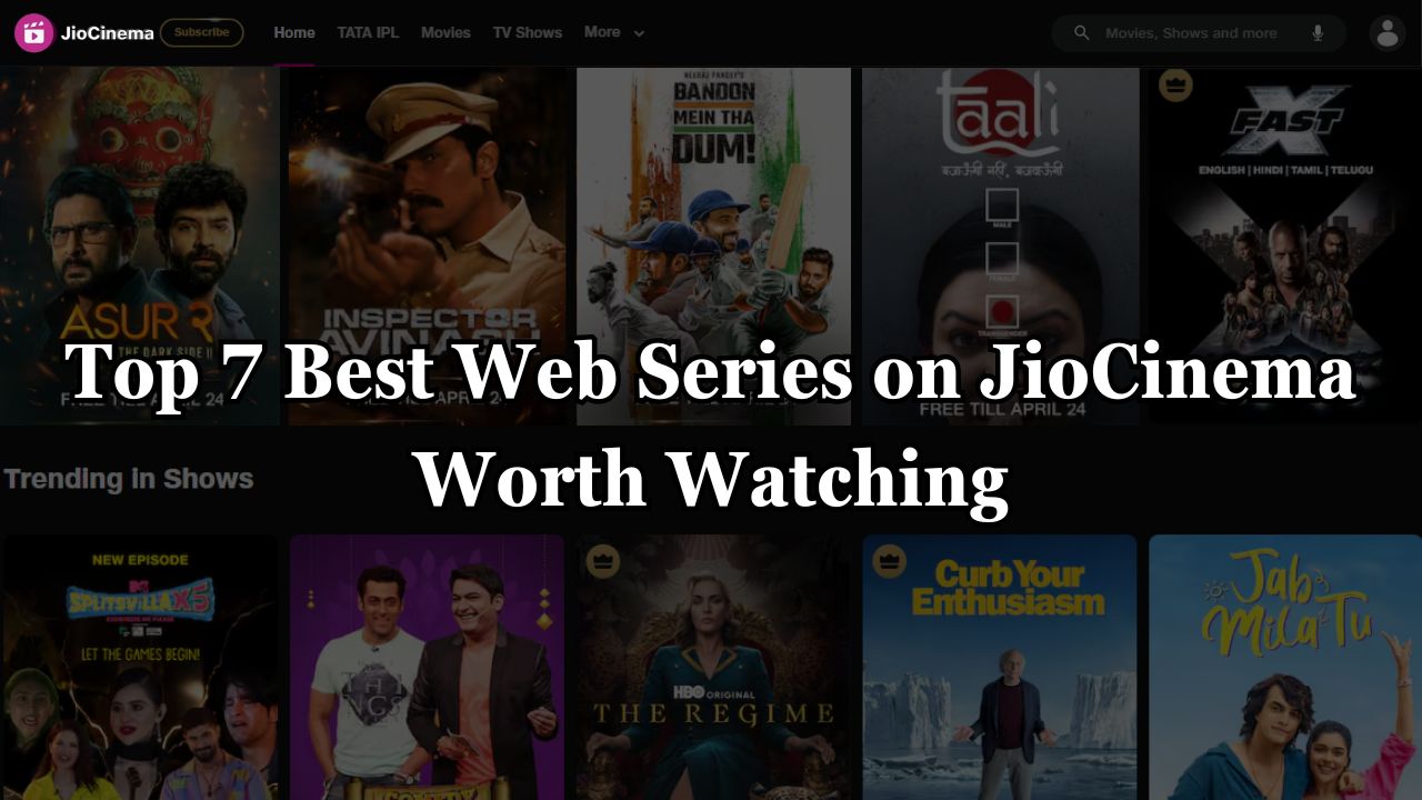 Best Web Series on Jiocinema